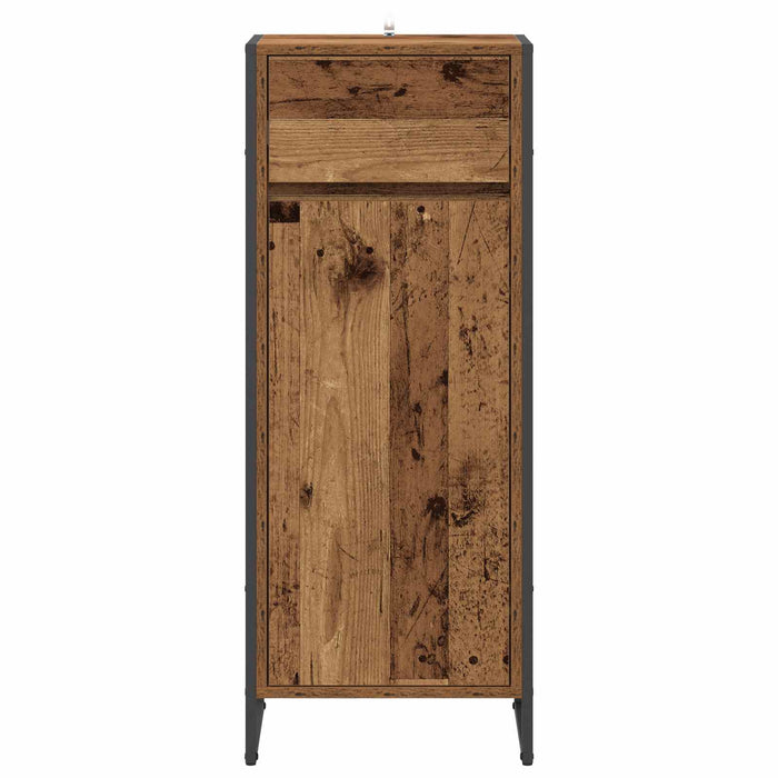 Dulap de Baie cu ușă Lemn Vechi 40 x 30 x 100 cm Lemn compozit - WALTI WALTI