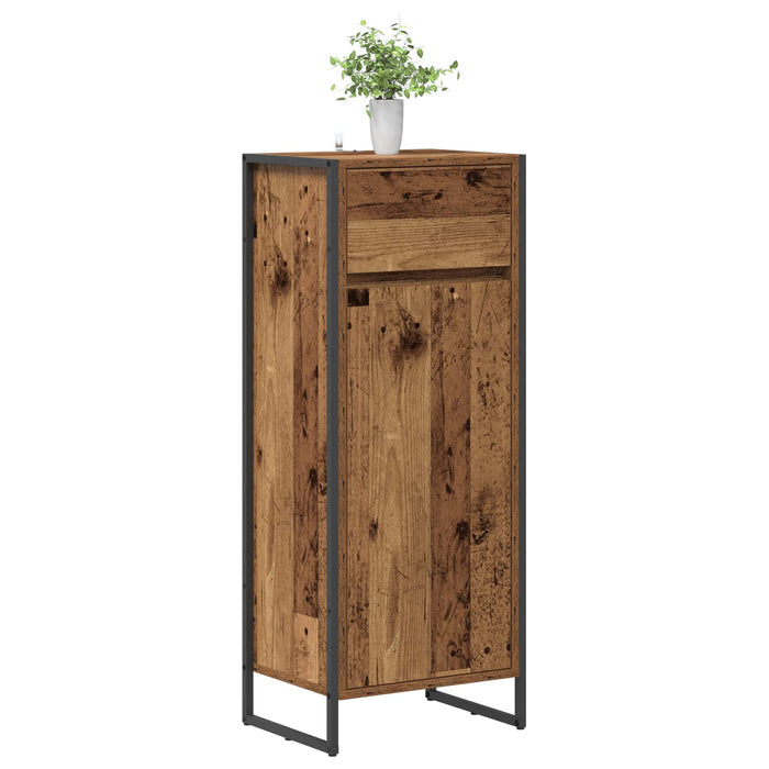 Dulap de Baie cu ușă Lemn Vechi 40 x 30 x 100 cm Lemn compozit - WALTI WALTI