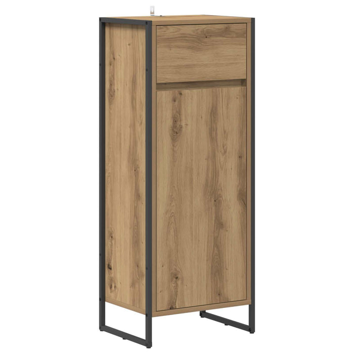 Dulap de Baie Stejar artizanal 40 x 30 x 100 cm Lemn compozit - WALTI WALTI