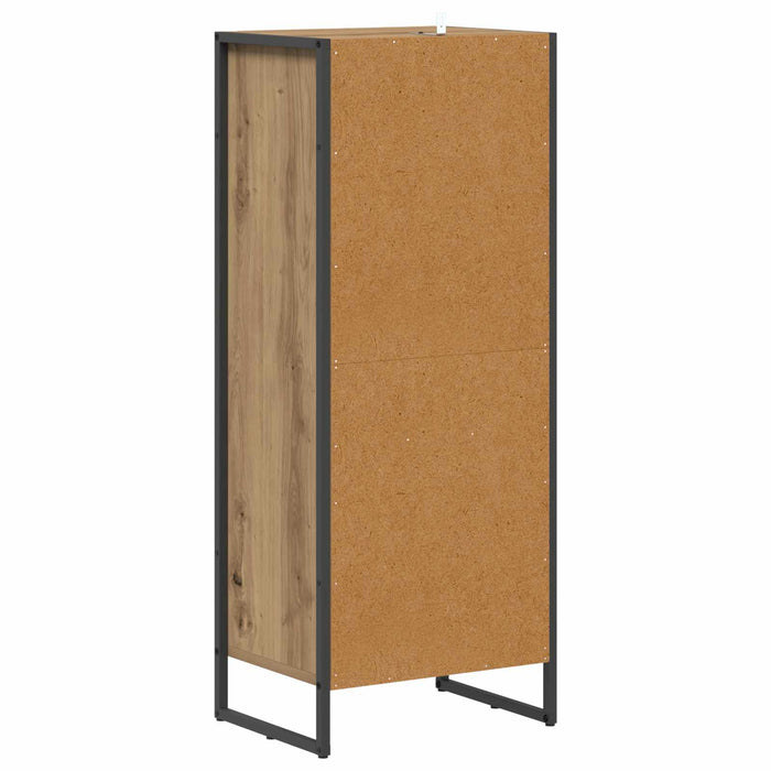 Dulap de Baie Stejar artizanal 40 x 30 x 100 cm Lemn compozit - WALTI WALTI