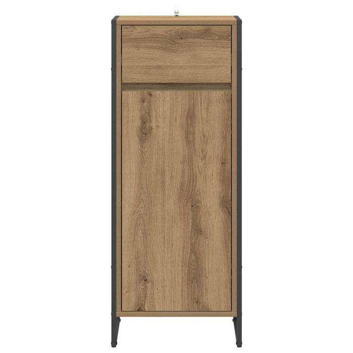 Dulap de Baie Stejar artizanal 40 x 30 x 100 cm Lemn compozit - WALTI WALTI
