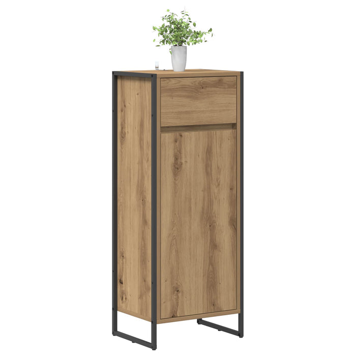 Dulap de Baie Stejar artizanal 40 x 30 x 100 cm Lemn compozit - WALTI WALTI