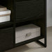 Cabinet TV Stejar Negru 100 x 36 x 49,5 cm Lemn compozit - WALTI WALTI