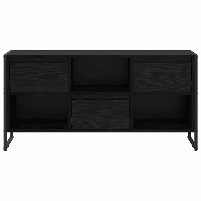 Cabinet TV Stejar Negru 100 x 36 x 49,5 cm Lemn compozit - WALTI WALTI