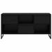 Cabinet TV Stejar Negru 100 x 36 x 49,5 cm Lemn compozit - WALTI WALTI