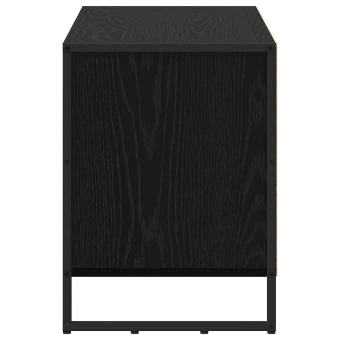 Cabinet TV Stejar Negru 100 x 36 x 49,5 cm Lemn compozit - WALTI WALTI