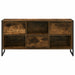 Cabinet TV Stejar fumuriu 100 x 36 x 49,5 cm Lemn compozit - WALTI WALTI
