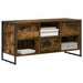 Cabinet TV Stejar fumuriu 100 x 36 x 49,5 cm Lemn compozit - WALTI WALTI