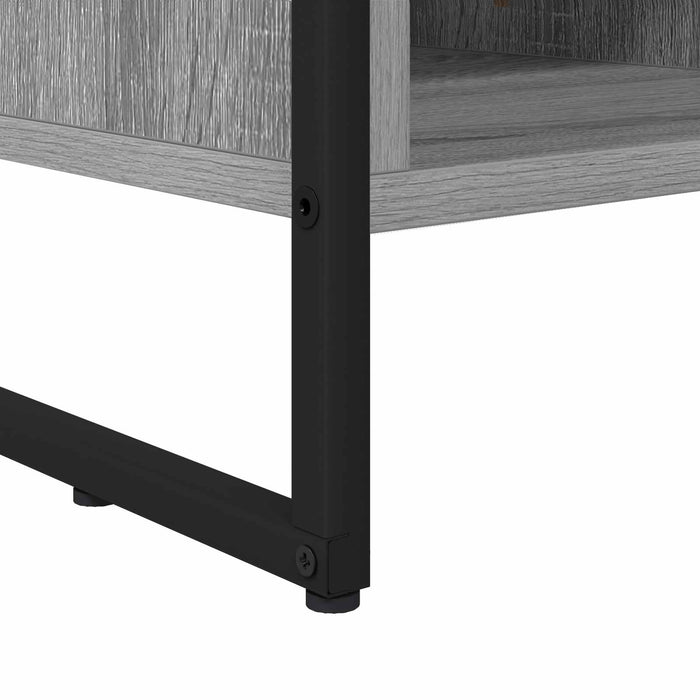Cabinet TV Gri Sonoma 100 x 36 x 49,5 cm Lemn compozit - WALTI WALTI