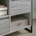 Cabinet TV Gri Sonoma 100 x 36 x 49,5 cm Lemn compozit - WALTI WALTI