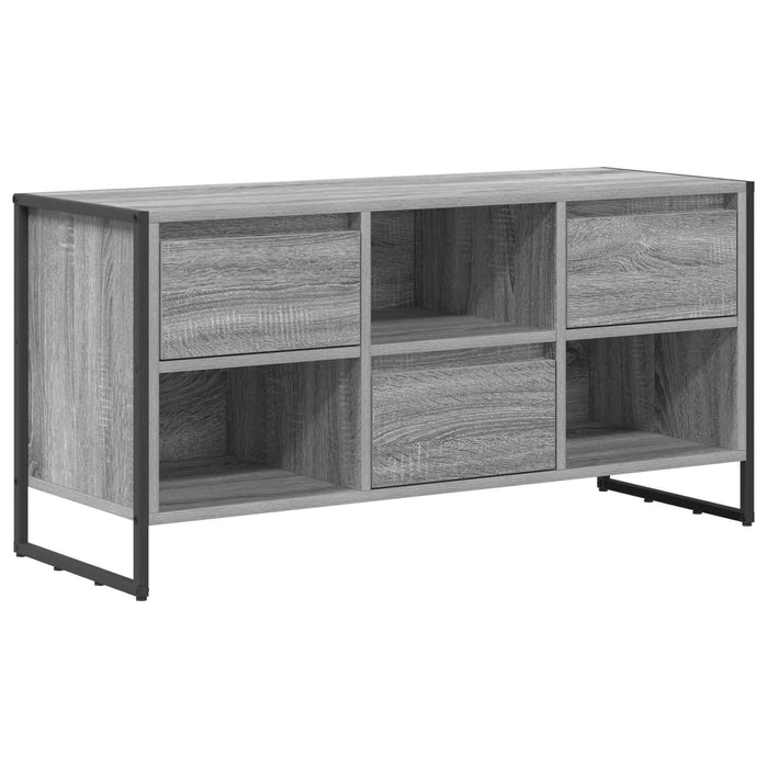 Cabinet TV Gri Sonoma 100 x 36 x 49,5 cm Lemn compozit - WALTI WALTI