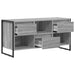 Cabinet TV Gri Sonoma 100 x 36 x 49,5 cm Lemn compozit - WALTI WALTI