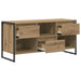 Cabinet TV Stejar artizanal 100 x 36 x 49,5 cm Lemn compozit - WALTI WALTI