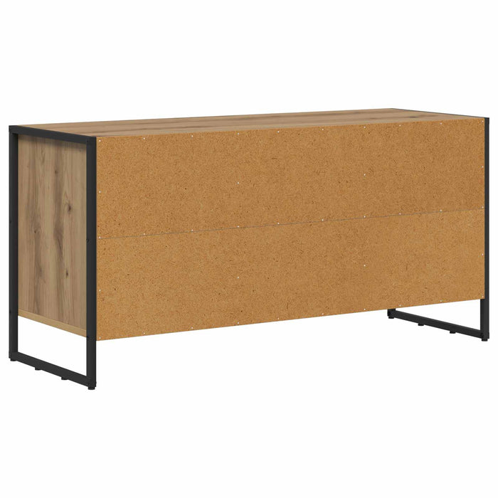 Cabinet TV Stejar artizanal 100 x 36 x 49,5 cm Lemn compozit - WALTI WALTI