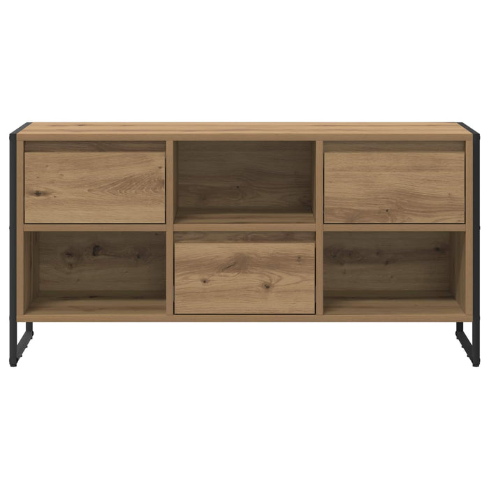 Cabinet TV Stejar artizanal 100 x 36 x 49,5 cm Lemn compozit - WALTI WALTI