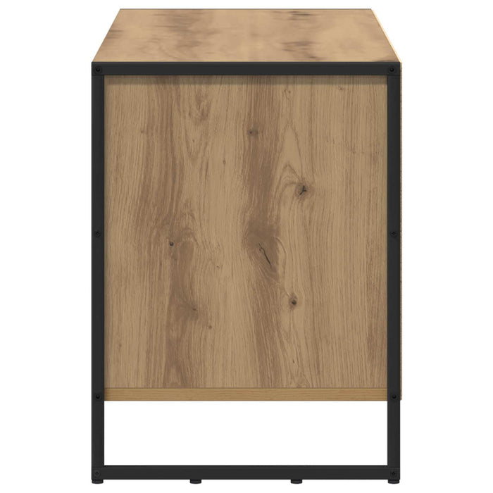 Cabinet TV Stejar artizanal 100 x 36 x 49,5 cm Lemn compozit - WALTI WALTI