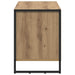 Cabinet TV Stejar artizanal 100 x 36 x 49,5 cm Lemn compozit - WALTI WALTI