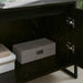 Cabinet TV Stejar Negru 140 x 36 x 49.5 cm Lemn compozit - WALTI WALTI