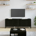 Cabinet TV Stejar Negru 140 x 36 x 49.5 cm Lemn compozit - WALTI WALTI