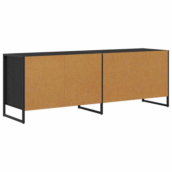 Cabinet TV Stejar Negru 140 x 36 x 49.5 cm Lemn compozit - WALTI WALTI