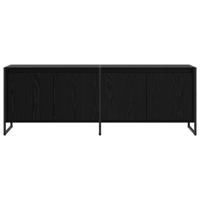 Cabinet TV Stejar Negru 140 x 36 x 49.5 cm Lemn compozit - WALTI WALTI