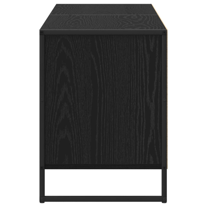Cabinet TV Stejar Negru 140 x 36 x 49.5 cm Lemn compozit - WALTI WALTI