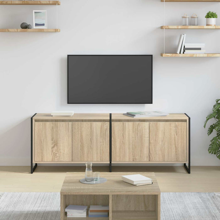 Cabinet TV Sonoma 140 x 36 x 49.5 cm Lemn compozit - WALTI WALTI