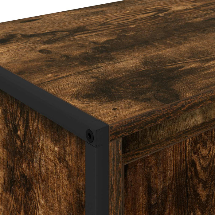 Cabinet TV Stejar fumuriu 140 x 36 x 49.5 cm Lemn compozit - WALTI WALTI