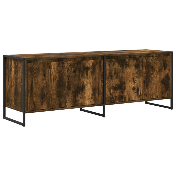 Cabinet TV Stejar fumuriu 140 x 36 x 49.5 cm Lemn compozit - WALTI WALTI