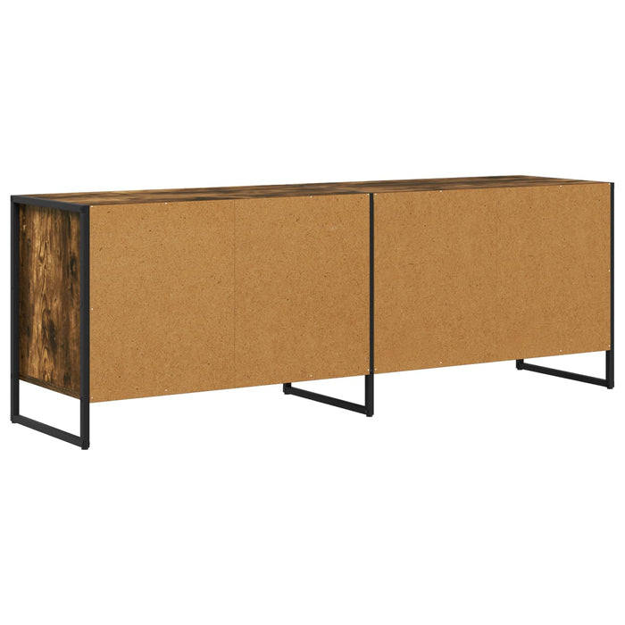 Cabinet TV Stejar fumuriu 140 x 36 x 49.5 cm Lemn compozit - WALTI WALTI