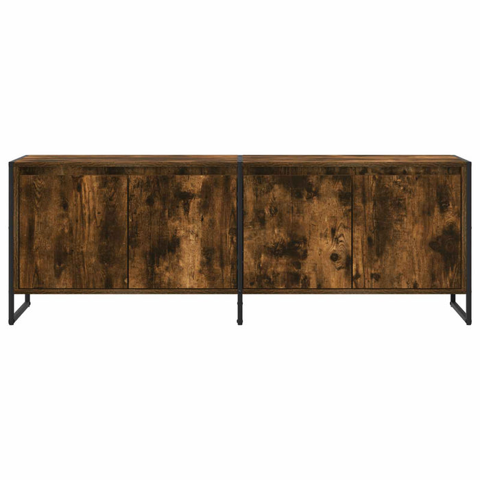 Cabinet TV Stejar fumuriu 140 x 36 x 49.5 cm Lemn compozit - WALTI WALTI
