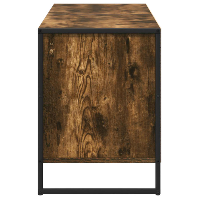 Cabinet TV Stejar fumuriu 140 x 36 x 49.5 cm Lemn compozit - WALTI WALTI