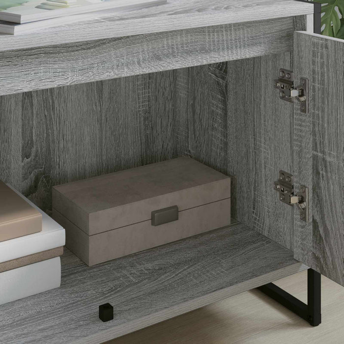 Cabinet TV Gri Sonoma 140 x 36 x 49.5 cm Lemn compozit - WALTI WALTI