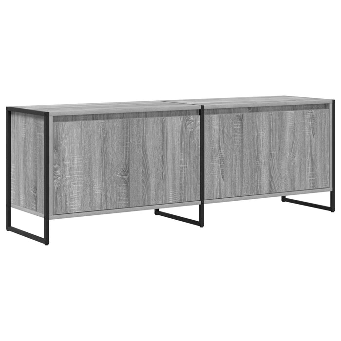 Cabinet TV Gri Sonoma 140 x 36 x 49.5 cm Lemn compozit - WALTI WALTI