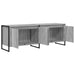 Cabinet TV Gri Sonoma 140 x 36 x 49.5 cm Lemn compozit - WALTI WALTI
