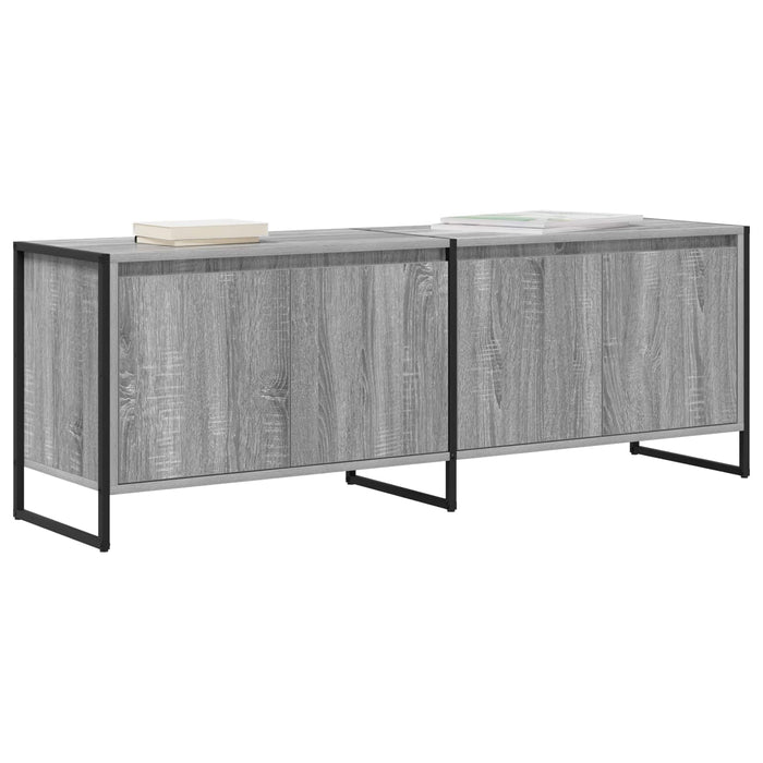 Cabinet TV Gri Sonoma 140 x 36 x 49.5 cm Lemn compozit - WALTI WALTI