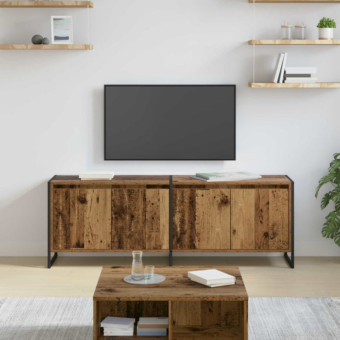 Cabinet TV Lemn Vechi 140 x 36 x 49.5 cm Lemn compozit - WALTI WALTI