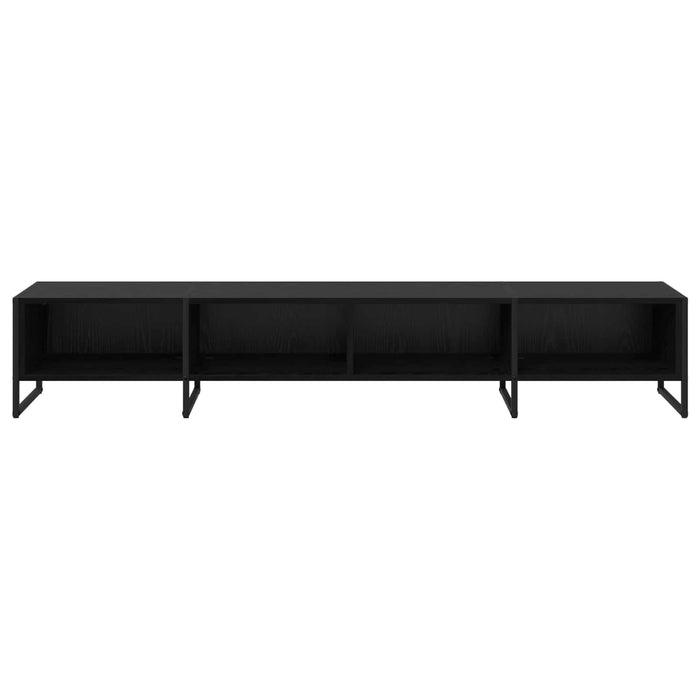 Cabinet TV Stejar Negru 170.5 x 36 x 30.5 cm Lemn compozit - WALTI WALTI