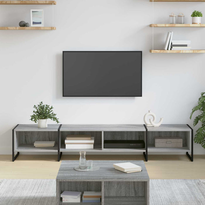 Cabinet TV Gri Sonoma 170.5 x 36 x 30.5 cm Lemn compozit - WALTI WALTI
