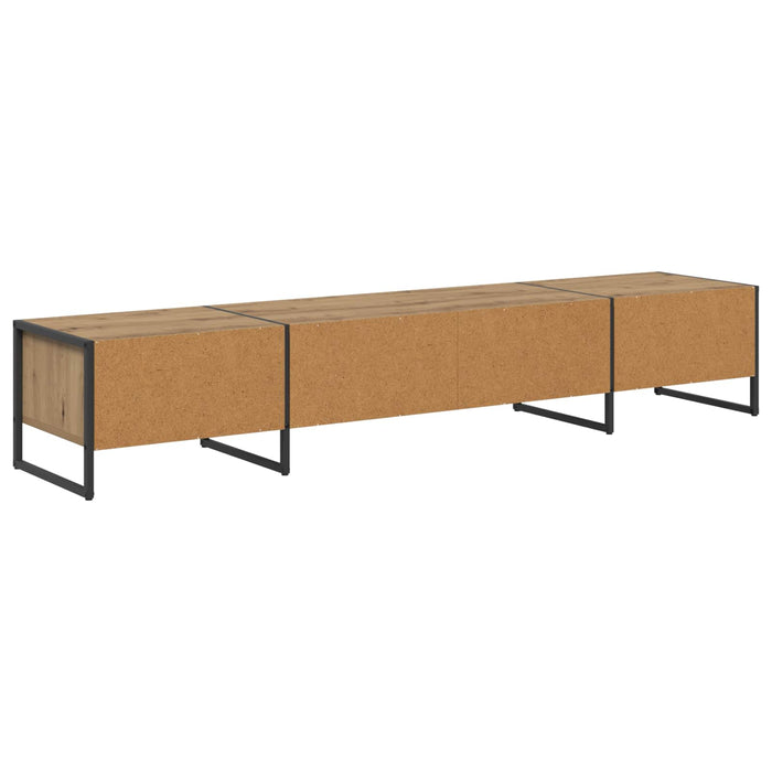 Cabinet TV Stejar artizanal 170.5 x 36 x 30.5 cm Lemn compozit - WALTI WALTI