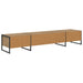 Cabinet TV Stejar artizanal 170.5 x 36 x 30.5 cm Lemn compozit - WALTI WALTI
