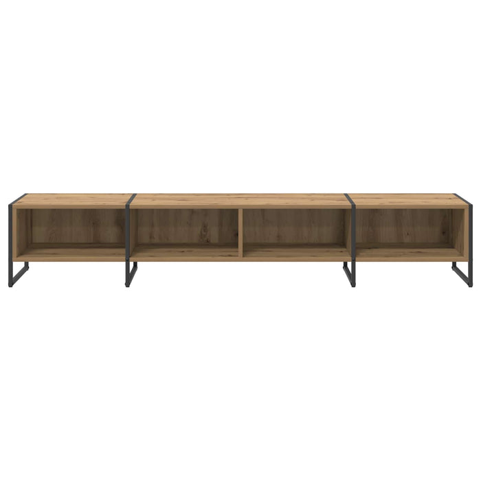 Cabinet TV Stejar artizanal 170.5 x 36 x 30.5 cm Lemn compozit - WALTI WALTI