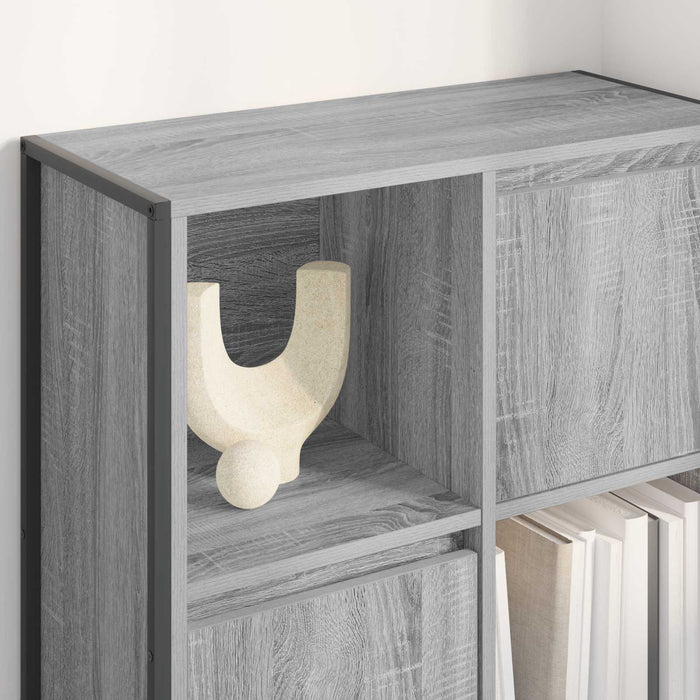 Dulap pentru cărți Gri Sonoma 68 x 30 x 108.5 cm Lemn compozit - WALTI WALTI