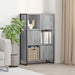 Dulap pentru cărți Gri Sonoma 68 x 30 x 108.5 cm Lemn compozit - WALTI WALTI