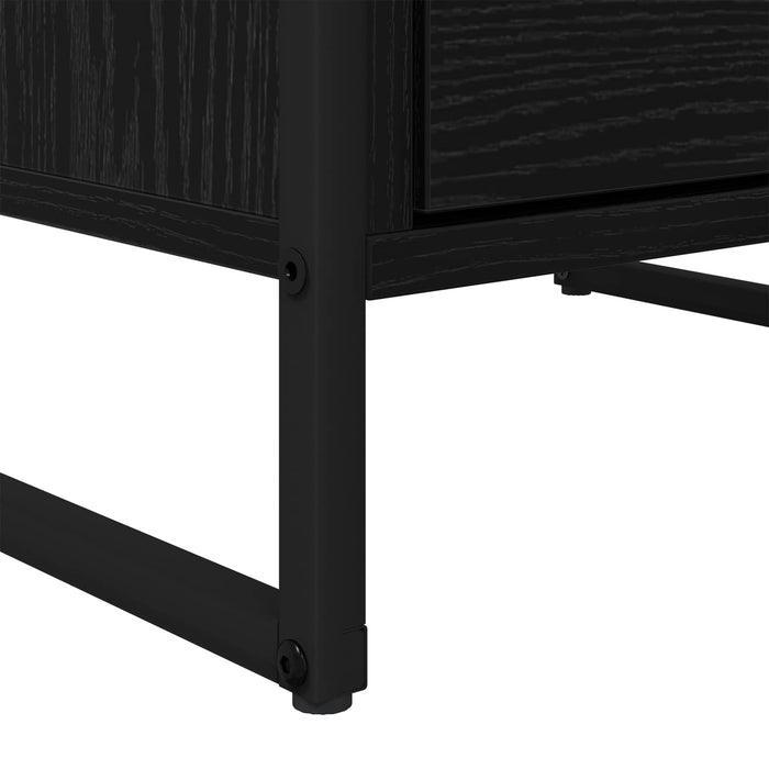 Bufet cu sertar Stejar Negru 42 x 36 x 75.5 cm Lemn compozit - WALTI WALTI