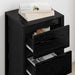 Bufet cu sertar Stejar Negru 42 x 36 x 75.5 cm Lemn compozit - WALTI WALTI