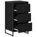 Bufet cu sertar Stejar Negru 42 x 36 x 75.5 cm Lemn compozit - WALTI WALTI