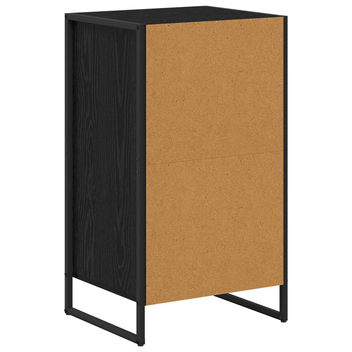 Bufet cu sertar Stejar Negru 42 x 36 x 75.5 cm Lemn compozit - WALTI WALTI