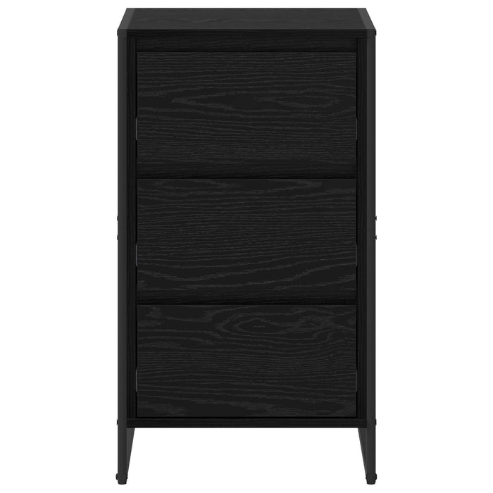 Bufet cu sertar Stejar Negru 42 x 36 x 75.5 cm Lemn compozit - WALTI WALTI
