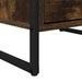Bufet cu sertar Stejar fumuriu 42 x 36 x 75.5 cm Lemn compozit - WALTI WALTI